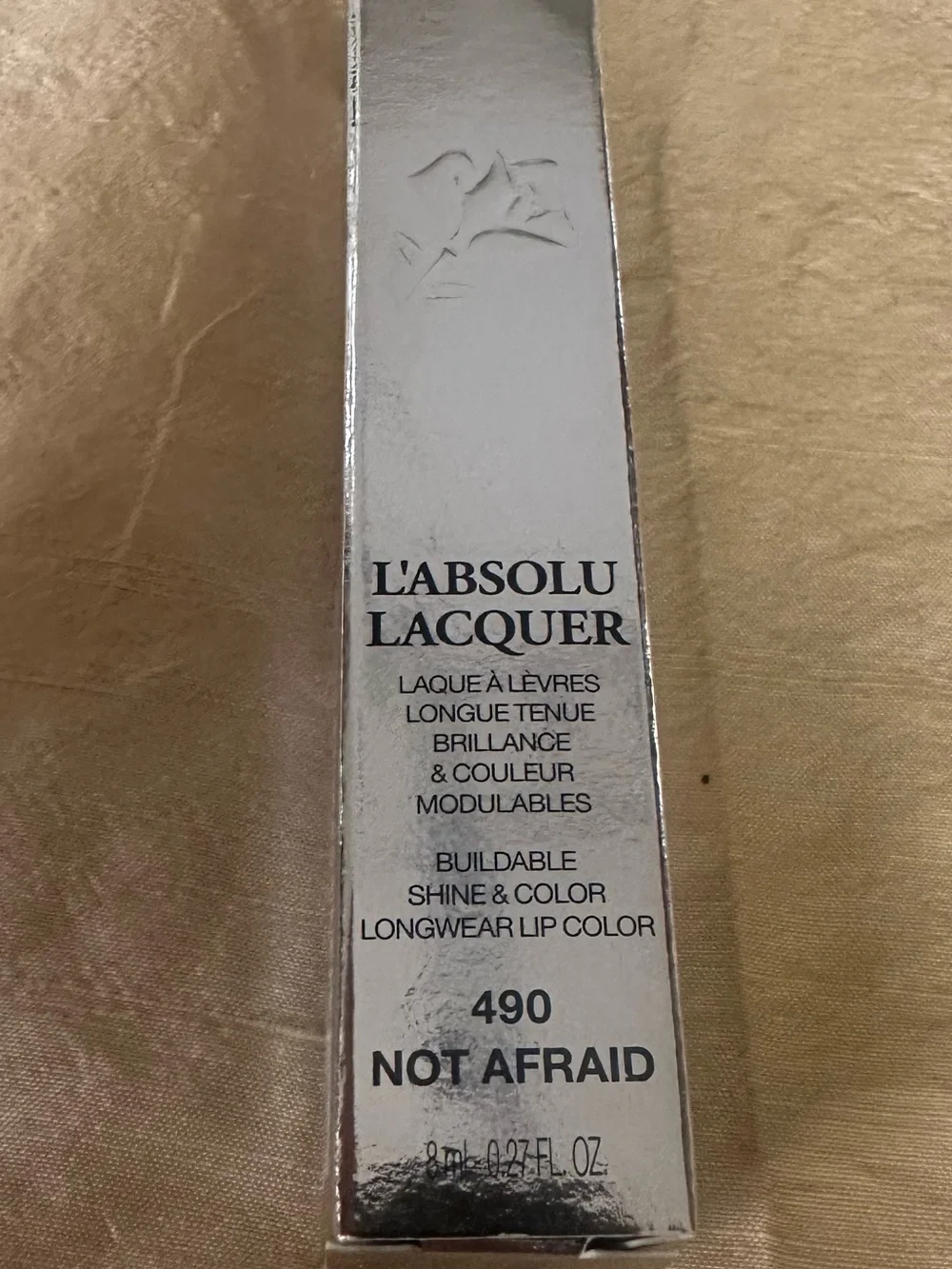 L'Absolu Lacquer Longwear Lip Color - 490 Not Afraid